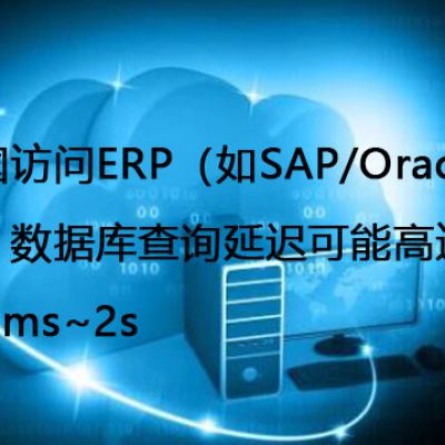 跨国访问ERP（如SAP/Oracle）时，数据库查询延迟可能高达500ms~2s​ --解决方案//世耕通信全球ERP、OA办公专网专线