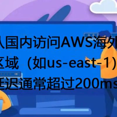 从国内访问AWS海外区域（如us-east-1）延迟通常超过200ms--解决方案//世耕通信全球办公专网专线