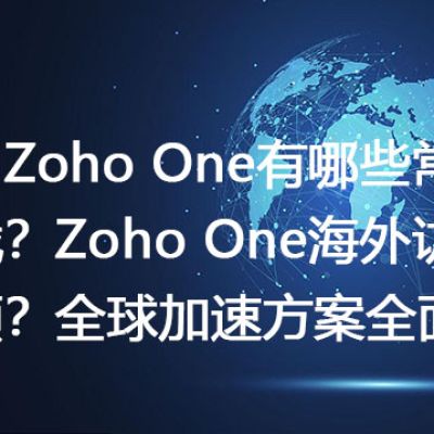 使用Zoho One有哪些常见挑战？Zoho One海外访问卡顿？全球加速方案全面解析--解决方案//世耕通信全球办公专网专线