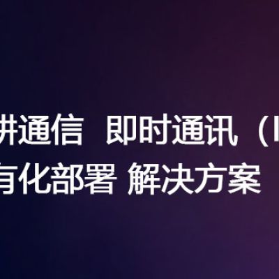 长远规划，降本增效：选择永久使用的私有化IM--解决方案//世耕通信  即时通讯（IM）私有化部署