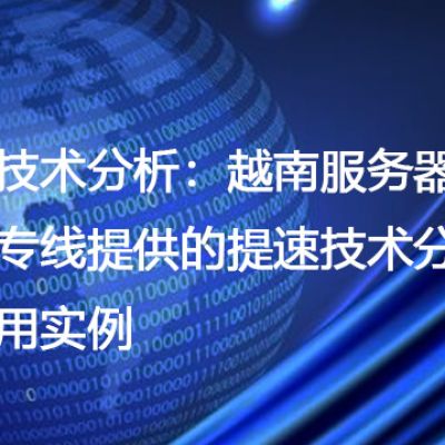 提速技术分析：越南服务器网络专线提供的提速技术分析及应用实例--解决方案//世耕通信全球办公专网专线