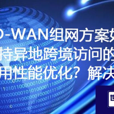 SD-WAN组网方案如何支持异地跨境访问的应用性能优化？？？？？？解决方案//世耕通信ERP、OA专网服务商
