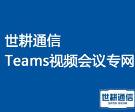 Teams视频会议专线？？？解决方案//世耕通信全球视频会议专网