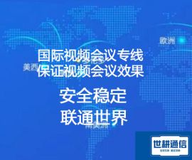 国际视频会议专线 保证视频会议效果？？？解决方案//世耕通信全球办公专网