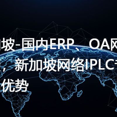 新加坡-国内ERP、OA网络卡顿，新加坡网络IPLC专线产品优势？解决方案//世耕通信全球ERP、OA办公专网专线