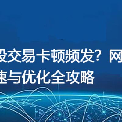 美股交易卡顿频发？网络提速与优化全攻略？解决方案//世耕通信全球办公专网专线
