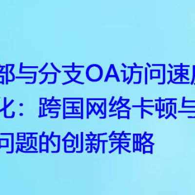 OA系统海外登录障碍：与微信访问差异及应对技巧？解决方案//世耕通信全球ERP、OA办公专网专线