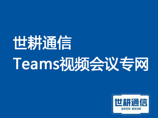 Teams视频会议专线？？？解决方案//世耕通信全球视频会议专网