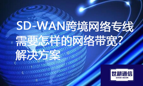 SD-WAN跨境网络专线需要怎样的网络带宽？解决方案.jpg