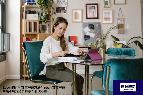 Zoom有几种共享屏幕方法?zoom共享屏幕网络不稳定怎么回事?--解决方案//世耕通信全球办公Zoom专网